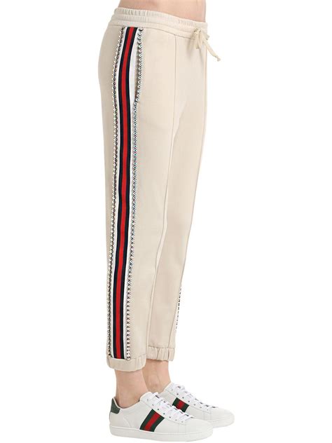 gucci white trousers